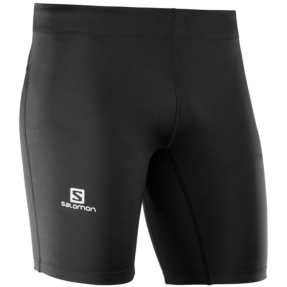 SALOMON AGILE M Philippines - Men's Tights - Black | 169704-SDU